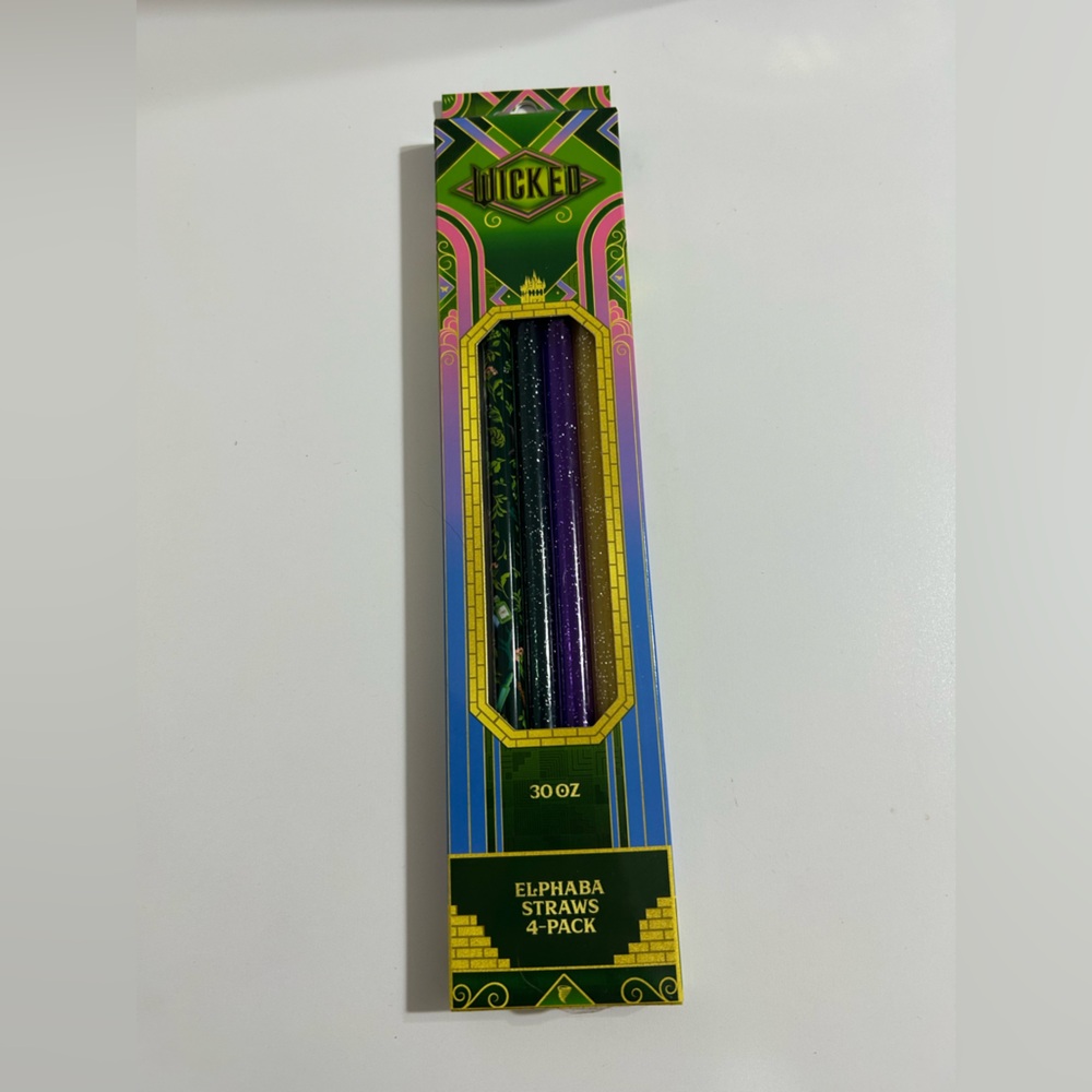 Wicked for Good‎ Reusable Straws , 4 pack, 30 ounce